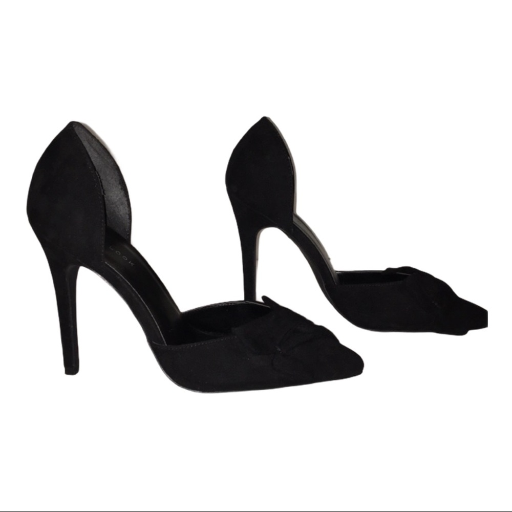 New Look d’Orsay Black Heels EUC size 8 EUC
